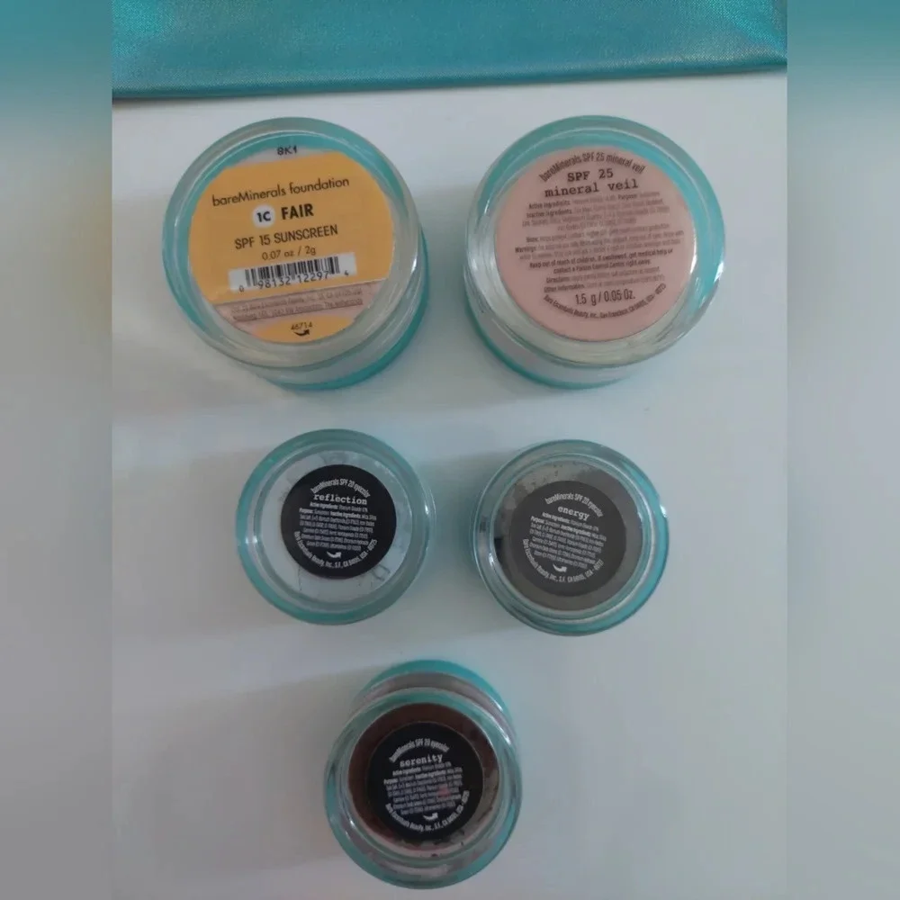 Vintage bareMinerals New & sealed foundation, Mineral Veil, 3 eye shadows
